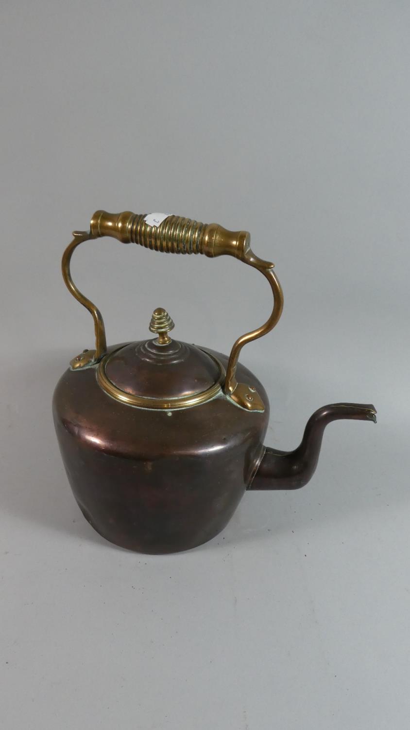 A Late 19th/Early 20th Century Copper Kettle, 27cm High