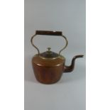 A Large 19th Century Copper Kettle, 32cm High