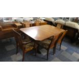 A G Plan Extending Dining Table and Six Chairs