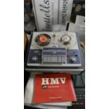 A Vintage His Masters Voice Reel-to-reel Tape Recorder