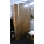 An Art Deco Single Wardrobe, 91cm Wide