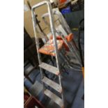 Two Folding Aluminium Step Ladders