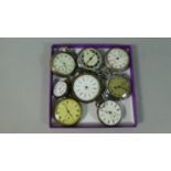 A Collection of Seven Various Pocket Watches and a Ladies Pocket Watch
