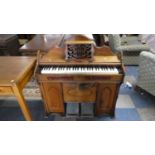 A Late Victorian Portable Chapel/Missionary Pedal Organ, Stamped London & Liverpool Piano Company,