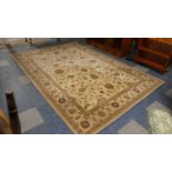 A Patterned Woollen Da Vinci Rug, 290cm x 200cm