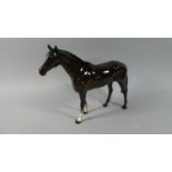 A Large Brown Beswick Racehorse, Model No.1564