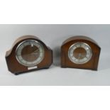 Two Mid 20th Century Westminster Chime Mantle Clocks