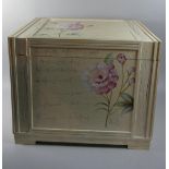 A Painted Storage Box, 56cm Wide