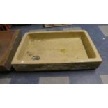 A Glazed Belfast Sink Top, 83cm Wide