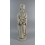 A Large Copeland Parian Ware Figure of Chastity, Missing Left Hand Index Finger, 63cm Tall