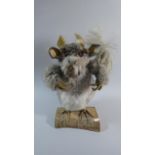 A Continental Novelty Taxidermy Creation of a Mythical Wolpertinger Made from Various Animal and
