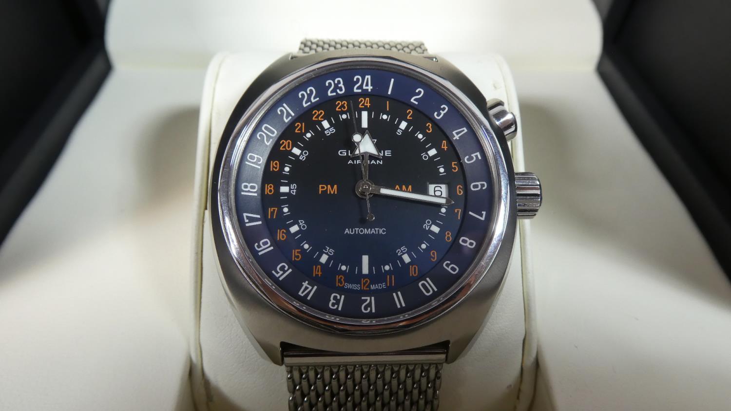 A 2014 Glycine Airman SST Wristwatch with Stainless Steel Case and Bracelet, Automatic - Image 2 of 3