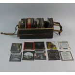 A Box Containing Large Quantity of Mainly Religious Magic Lantern Slides, Coloured and Monochrome