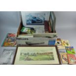 A Collection of Various Printed Ephemera, Jaguar Print, Books to Include 1960 ATV Television