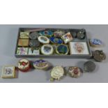 A Collection of Various Enamelled and Metal Pill Boxes Etc