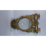 A 19th Century Gilt Wall Hanging Mirror Shelf, 54cm High, For Restoration