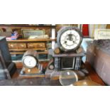 Two Edwardian Mantel Clocks for Restoration