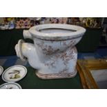 A Victorian Sanitap Washstand Closet Toilet Bowl