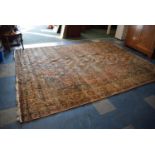 A Patterned Woollen Carpet Square 350cm x 270cm