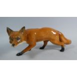 A Ceramic Study of a Fox, 27cm Long