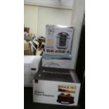 A Digital Food Steamer, Digital Pressure Cooker and Cook and Serve Hot Plate