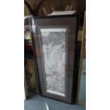 A Large Chinese Picture of a Stag and Hind, 92cm High