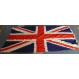 A Large Sewn Cloth Union Jack, 2.6m Long