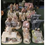A Collection of Lilliput Lane and Other Cottage Ornaments