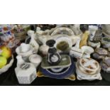A Tray of Mixed Ceramics to Include Various Wedgwood Jasperware, Anysley, Royal Albert, Royal