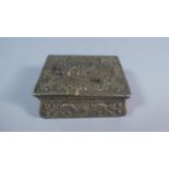 A Silver Mappin and Webb Trinket Box Having Worshipful Company of Grocers Coat of Arms to Lid,