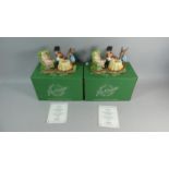 Two Boxed Limited Edition Royal Doulton Beswick Ware Mad Hatters Tea Party Ornaments