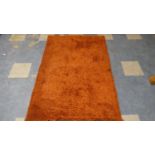 A Vintage Shag Pile Rug, 174cm x 116cm