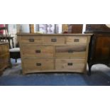 A Modern Chest of Three Short and Four Long Drawers, 150cm Long