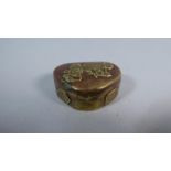 A Low Grade Oriental Bronze Snuff with Gilt Mounts