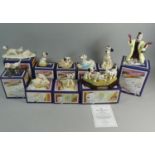 A Collection of Ten Boxed Royal Doulton 101 Dalmation Figures