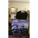 A JVC Car CD Changer System, Car Digital Video Recorder and Pair of Portable Car Backseat DVD