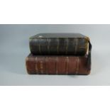 A Mid 19th Century Family Bible Together with a 19th Century Comprehensive Bible