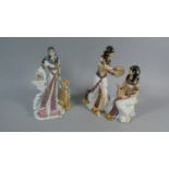 A Royal Worcester Limited Edition Figure Nefertari and Royal Worcester Music of the Nile