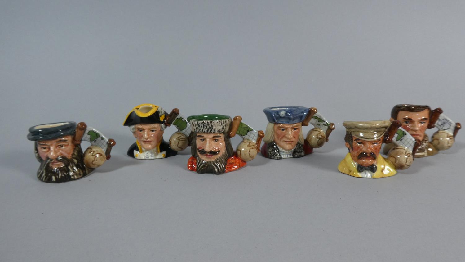 A Royal Doulton Explorer Tinies Collection with Wall Hanging Stand - Image 2 of 15