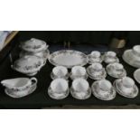A Collection of Wedgwood Hathaway Rose Dinner and Teawares to Include Six Dinner Plates, Two