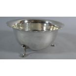 A Silver Sugar Bowl on Three Feet, Stamped Sharman Neill, Belfast, Hallmark for Dublin 1908, 80.1g