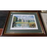 A Framed Print of Newark Priory, Signed by the Artist Melanie Cambridge