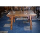 A Far Eastern Rectangular Occasional Table, 99cm x 71cm