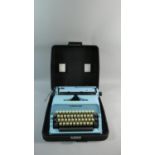 A Vintage Scheidegger Manual Portable Typewriter