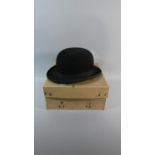 A Falcon Bowler Hat Six 6 7/8th in Gieves Cardboard Box