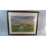 A Framed Print Depicting Sheepdog