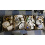 Four Boxes of Various Ceramics and Glassware