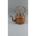 A Large Late 19th Century Copper Kettle, 32cm High