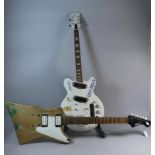 Two Gibson Style Electric Guitars for Total Restoration