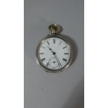 A Silver Pocket Watch, London 1886 (Movement Needs Attention)